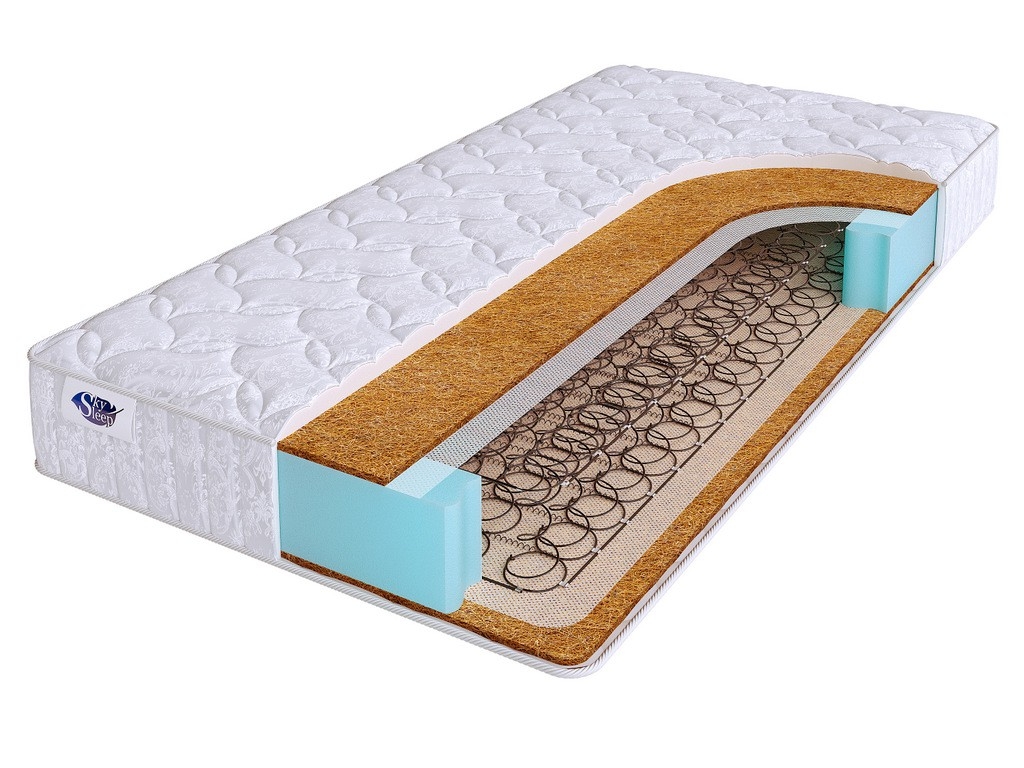 

Матрас SkySleep Joy Cocos BS 120х200, Бежевый;белый;серый;серебристый, Joy Cocos BS