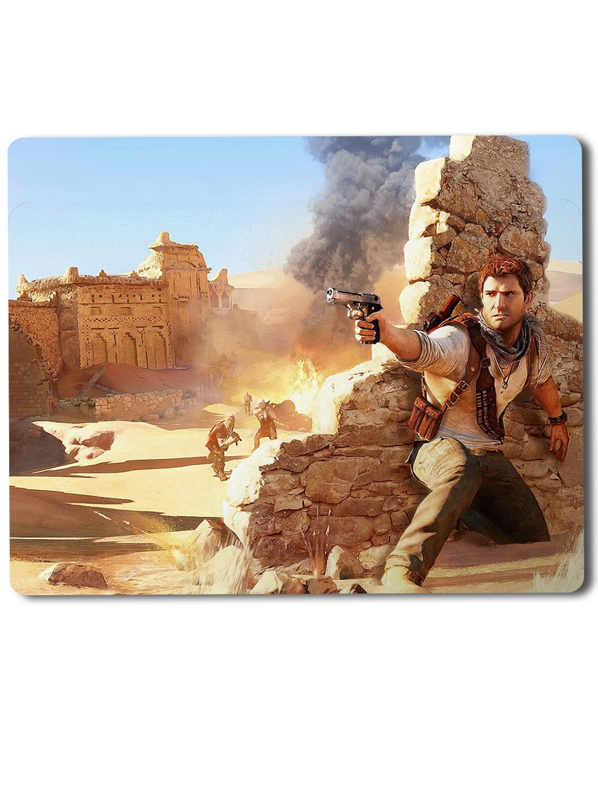 

Геймерский коврик Uncharted, Uncharted (Nathan Drake, Удача Дрейка, шутеры, стрелялки) 1