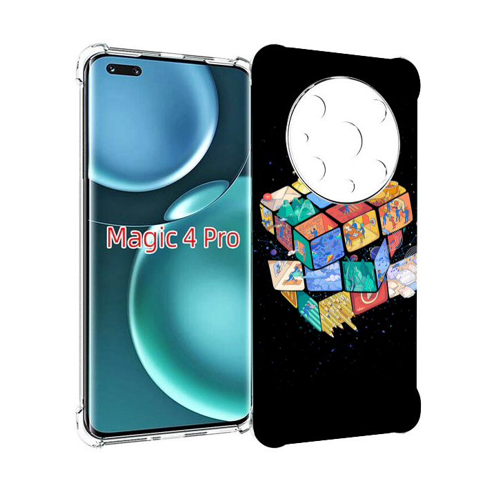 

Чехол MyPads Кубик-Рубика для Honor Magic4 Pro, Прозрачный, Tocco