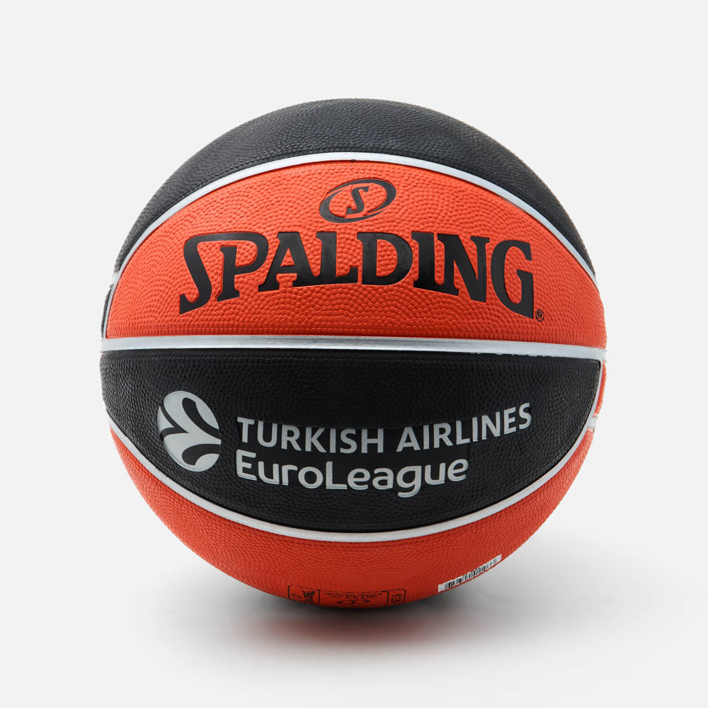

Мяч Spalding Euroleague TF-150 Ball баскетбольный, 84508Z_5, Черный;оранжевый