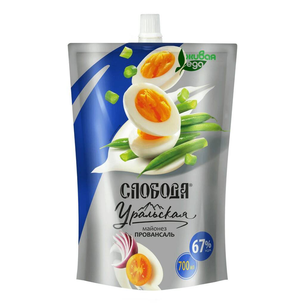 

Майонез Слобода Уральская 67% 700 мл
