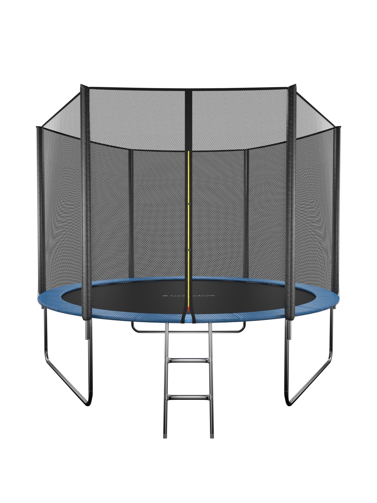 фото Батут getactive jump с сеткой и лестницей 244 см, синий
