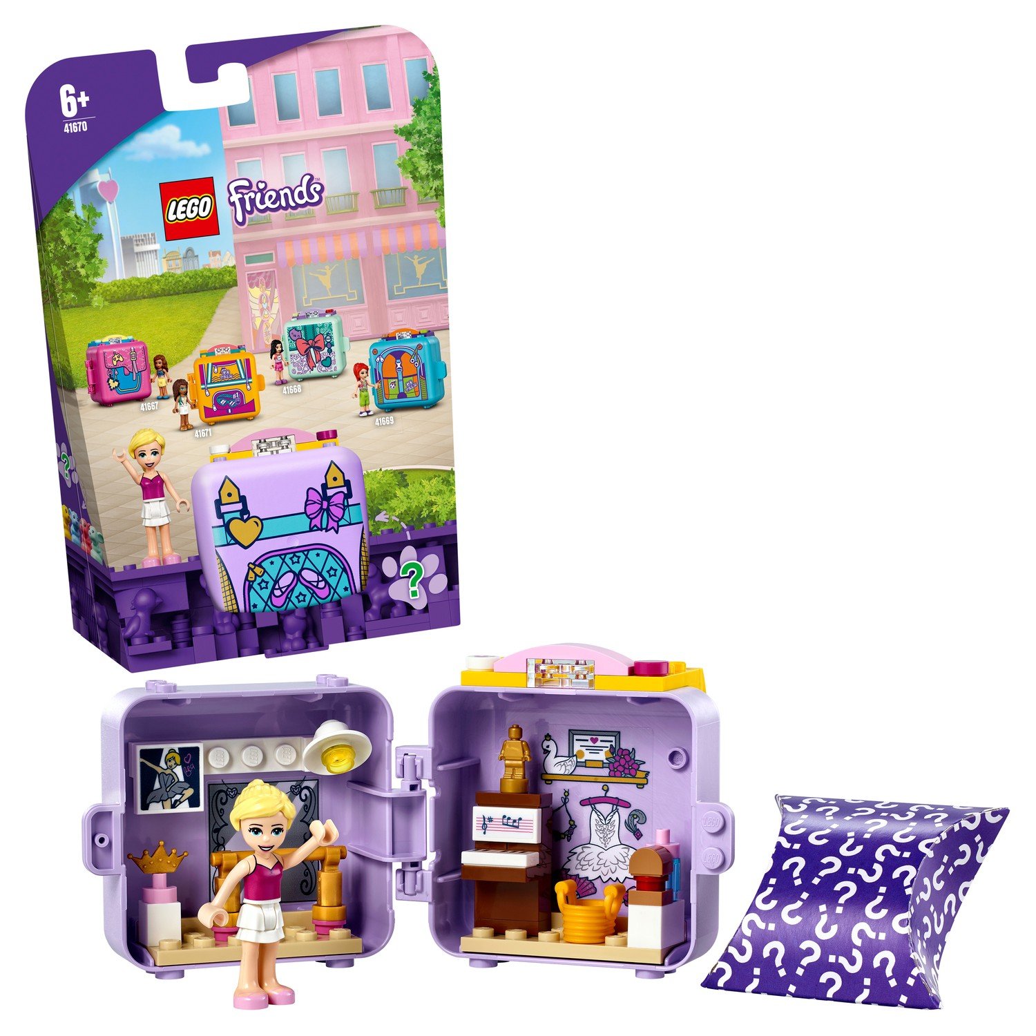 

Конструктор LEGO Friends Кьюб для балета Стефани 41670