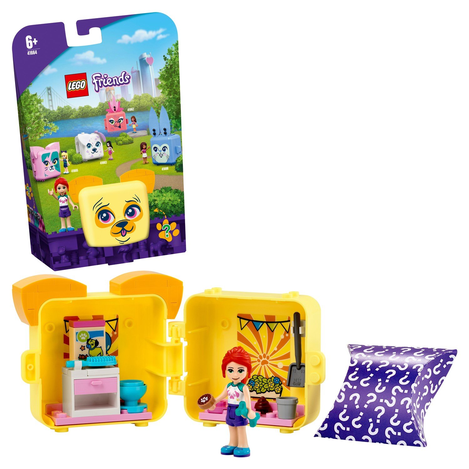 Конструктор LEGO Friends Кьюб Мии с мопсом 41664