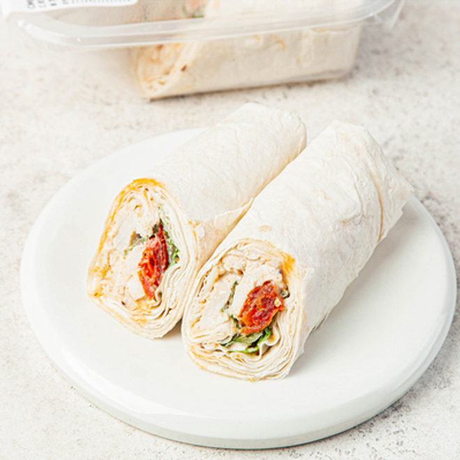 

Сэндвич-ролл ВкусВилл с курицей и печеным перцем 160 г