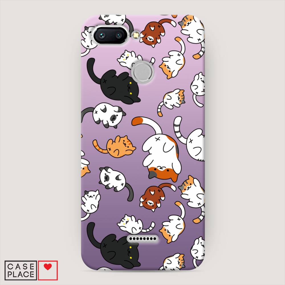 

Пластиковый чехол "Котопад" на Xiaomi Redmi 6