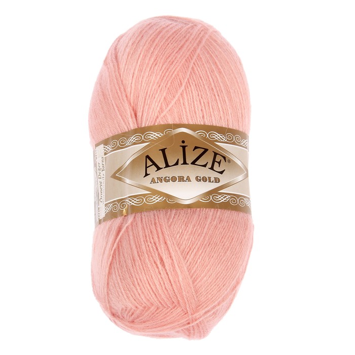

Пряжа ALIZE "Angora Gold", 550 мх100 г, 363 светло-розовая, Розовый