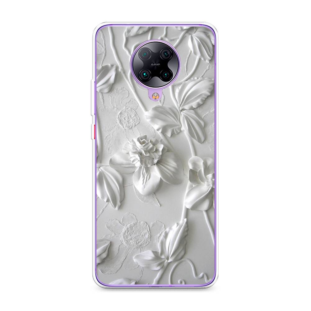 фото Чехол awog "гипсовые цветы" для xiaomi redmi k30 pro