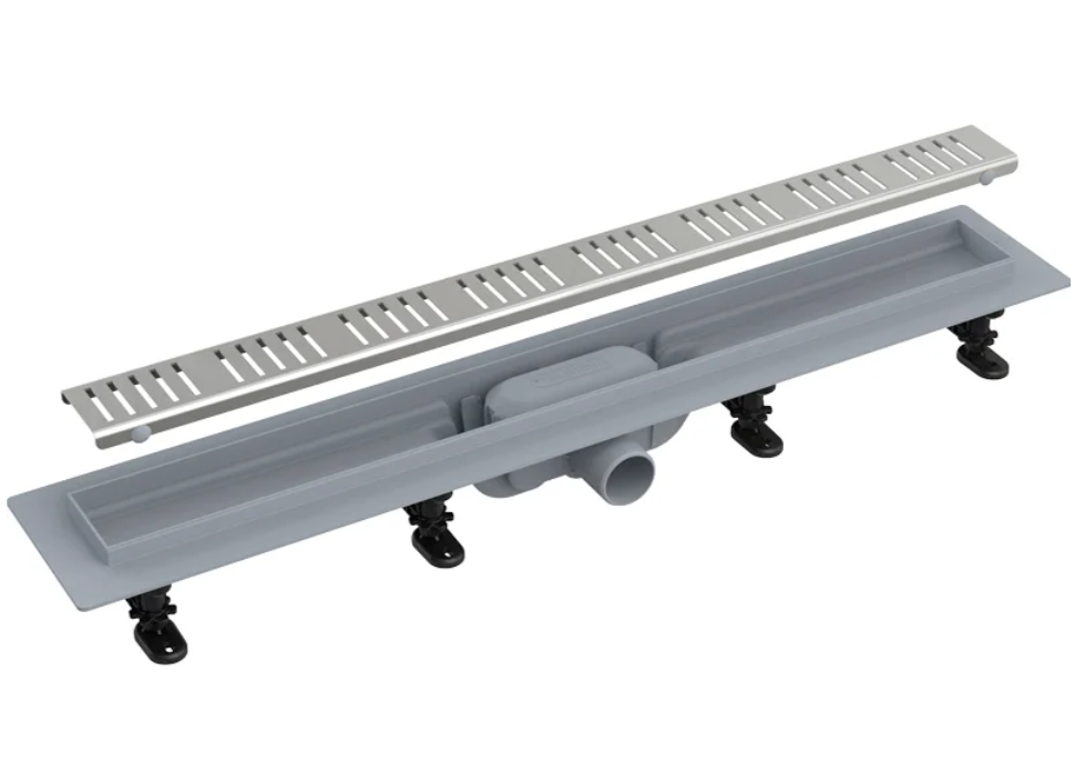 

Душевой лоток AlcaPlast APZ9-Simple 550 с решеткой и опорами, Серебристый, APZ9-Simple 550