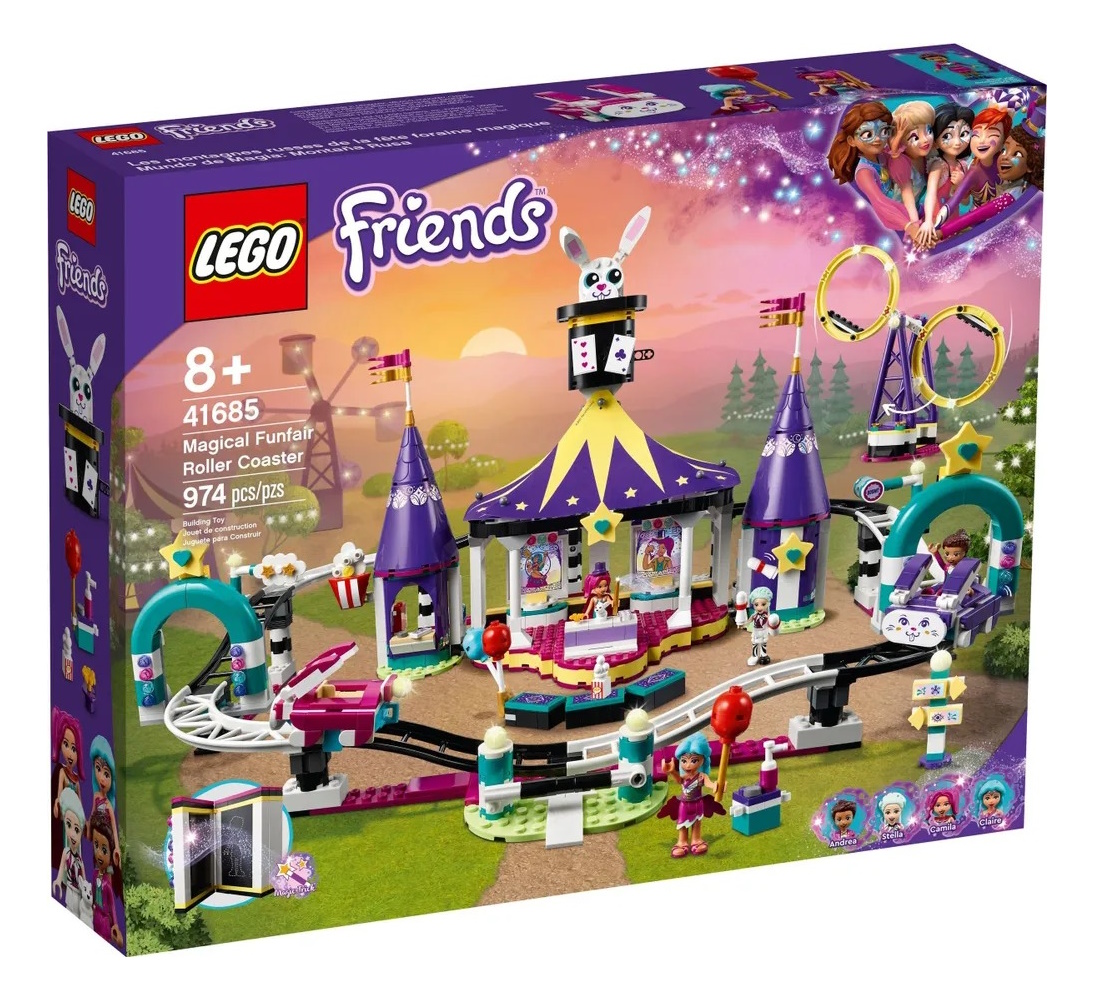 Конструктор LEGO Friends Американские горки на Волшебной ярмарке 41685