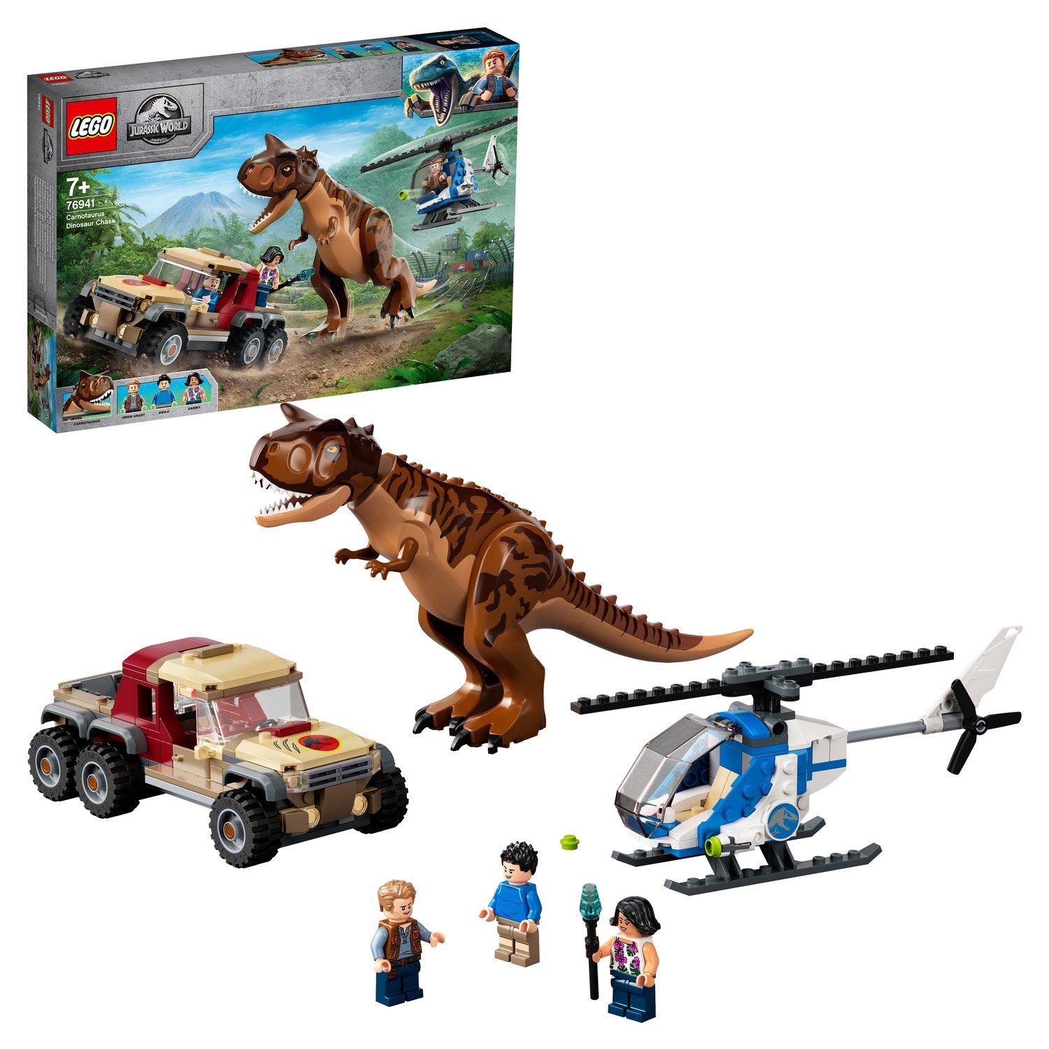 

Конструктор LEGO Jurassic World Погоня за карнотавром 76941