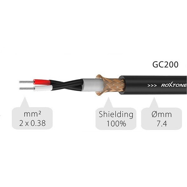 

Кабель микрофонный на катушках Roxtone GC200/100 100.0m, GC200/100 100.0m