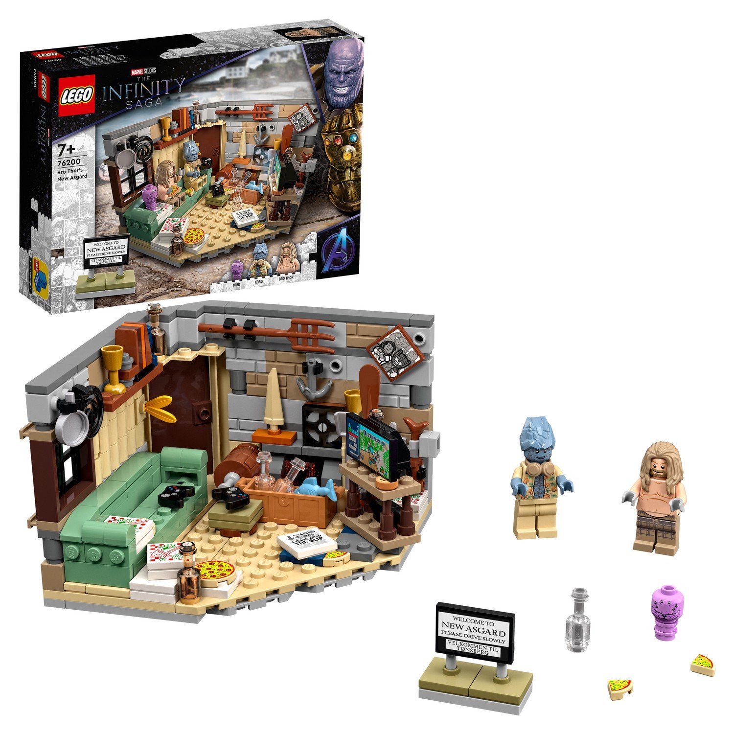 

Конструктор LEGO Super Heroes Новый Асгард Бро Тора 76200