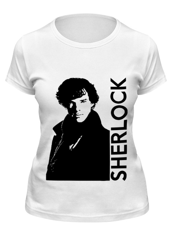 

Футболка женская Printio Шерлок (sherlock) белая 2XL, Белый, Шерлок (sherlock)