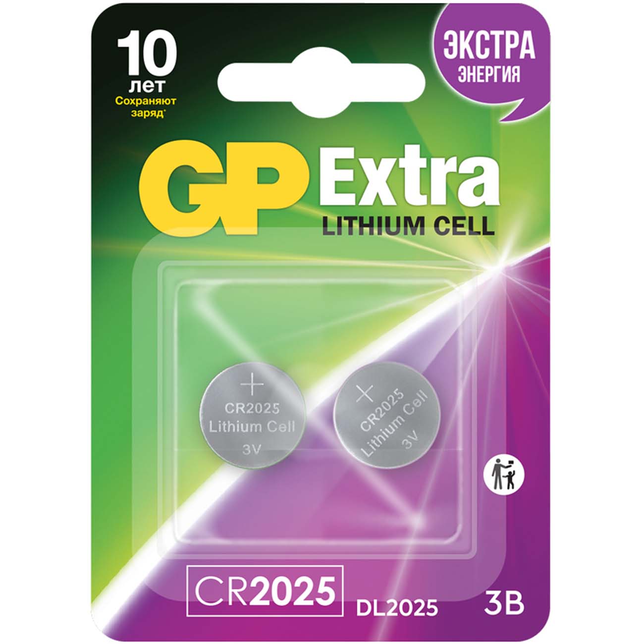 

Батарея GP GPCR2025X-2CR2, GPCR2025X-2CR2