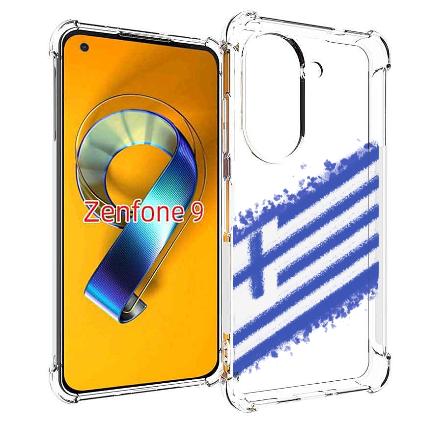 

Чехол MyPads флаг Греции для Asus Zenfone 9 (AI2202), Прозрачный, Tocco