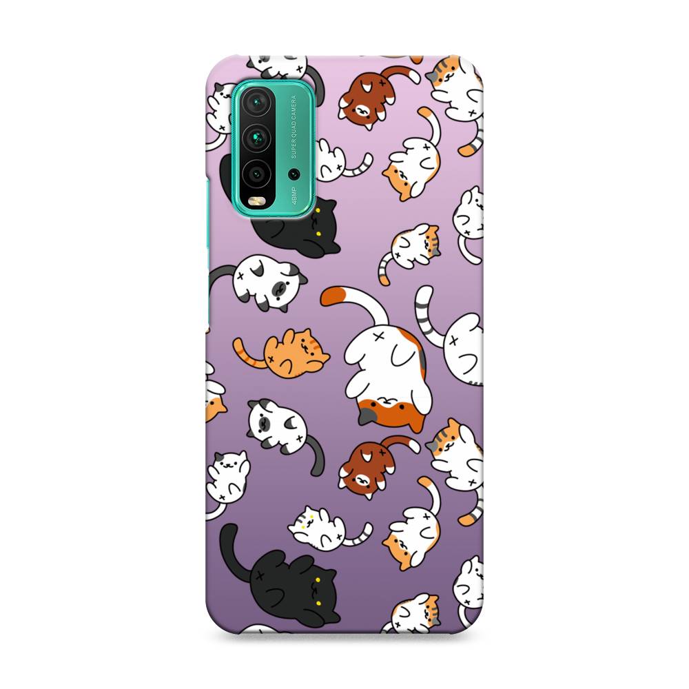 

Пластиковый чехол "Котопад" на Xiaomi Redmi 9T, 39820-5