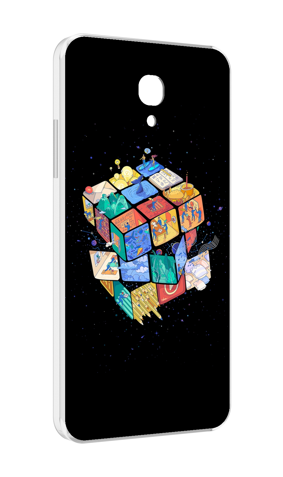 

Чехол MyPads Кубик-Рубика для Lenovo Vibe P2 5.5 (P2a42), Прозрачный, Tocco