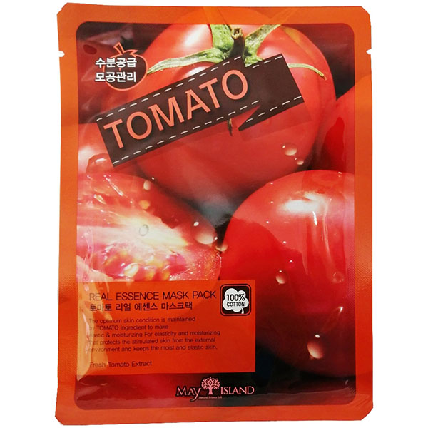 

Тканевая маска для лица с томатом May Island Real Essense Tomato Mask Pack 10 шт, Тканевая маска