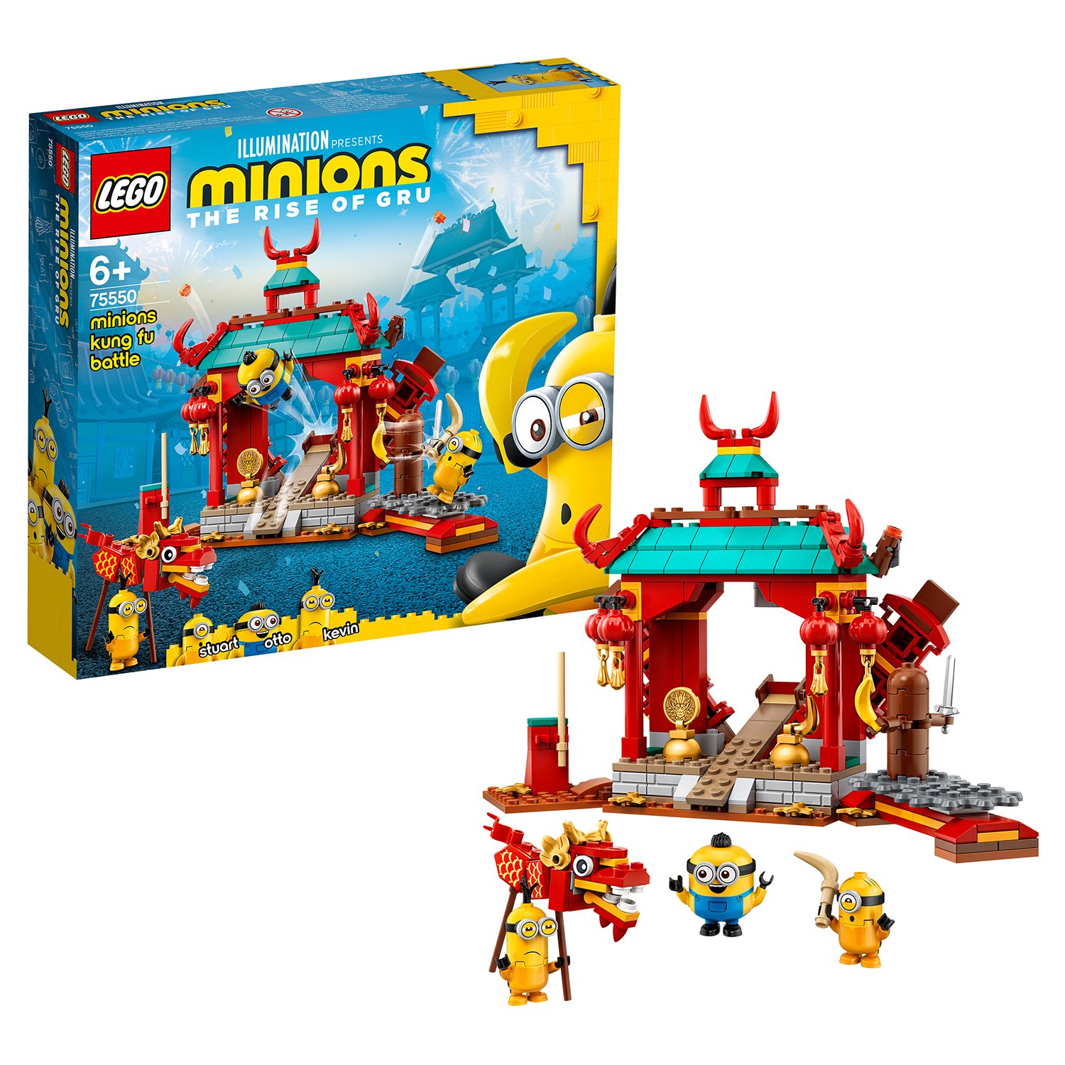 

Конструктор LEGO Minions Бойцы кунг-фу 75550