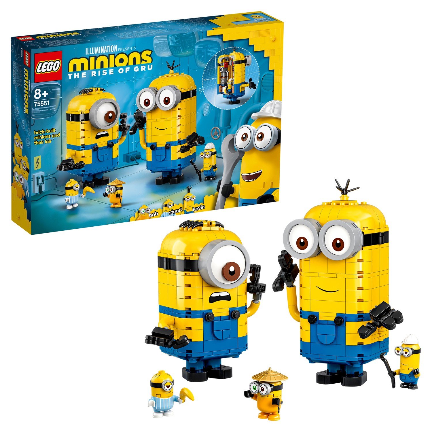 фото Конструктор lego minions миньоны и дом 75551