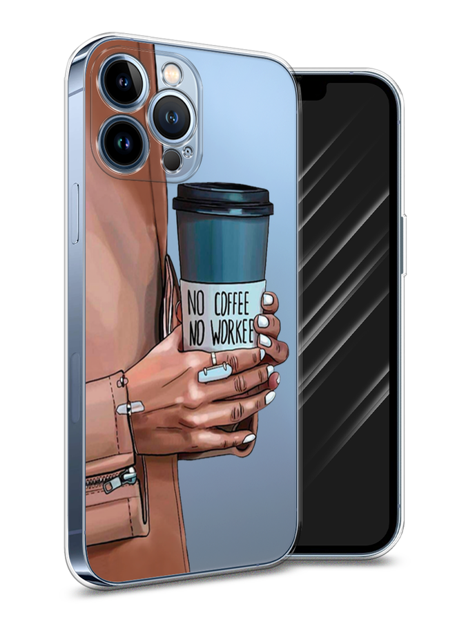 

Чехол Awog на Apple iPhone 13 Pro Max / Айфон 13 Pro Max "No coffee", Разноцветный, 14450-7