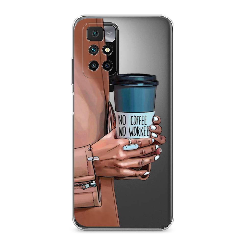 

Чехол Awog на Xiaomi Redmi 10 "No coffee", Разноцветный, 311350-7