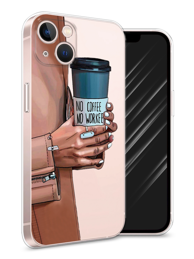 

Чехол Awog на Apple iPhone 13 / Айфон 13 "No coffee", Разноцветный, 14250-7