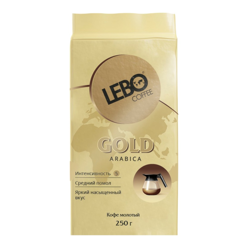 

Кофе Lebo Gold молотый 250 г