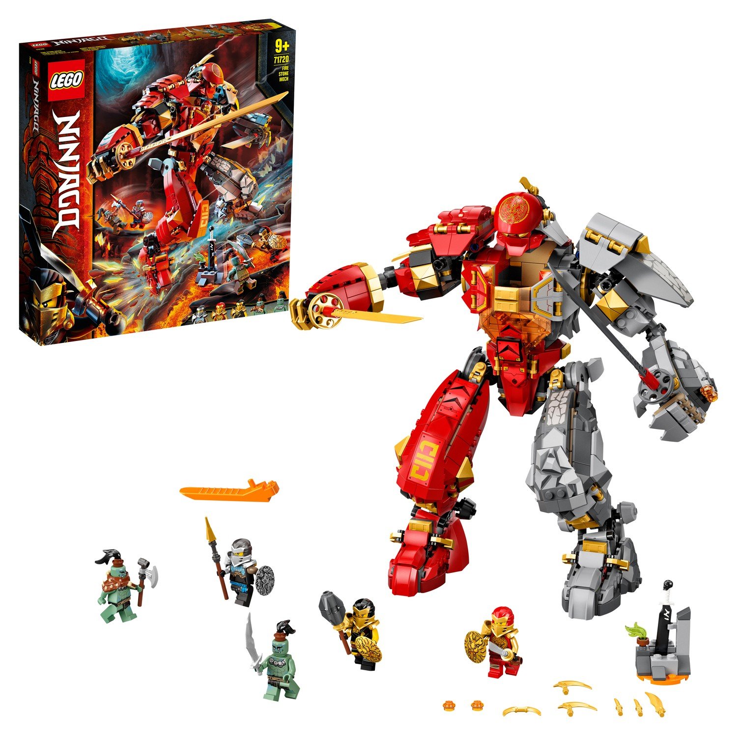 

Конструктор LEGO Ninjago Каменный робот огня 71720