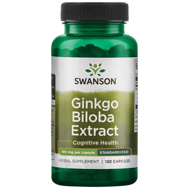 

Swanson Гинкго билоба Ginkgo Biloba Extract 60 mgкапсулы 120 шт..