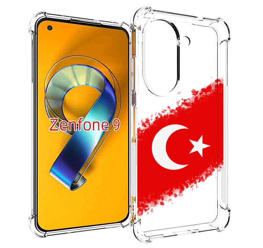 

Чехол MyPads флаг Турции для Asus Zenfone 9 (AI2202), Прозрачный, Tocco