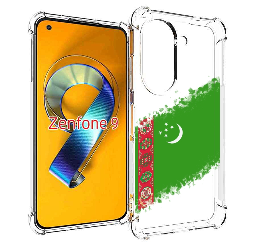 

Чехол MyPads флаг герб Туркменистан-1 для Asus Zenfone 9 (AI2202), Прозрачный, Tocco