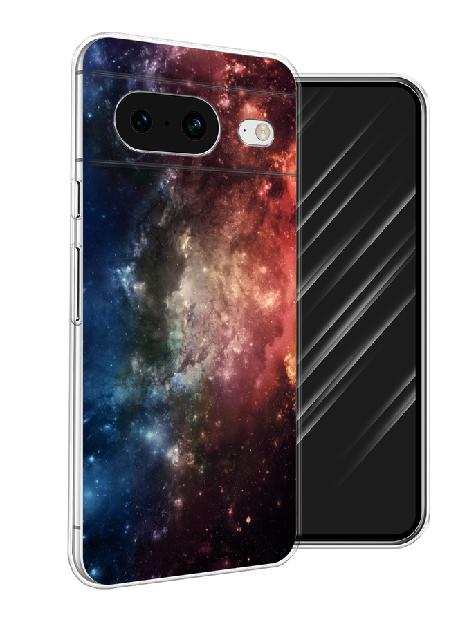 

Чехол Awog на Google Pixel 8 "Космос", Синий;бежевый;красный, 271550-4