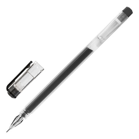 

Ручка гелевая STAFF Basic GP-675, ЧЕРНАЯ, длина письма 1000 м, игольчатый узел 0,5 мм, л