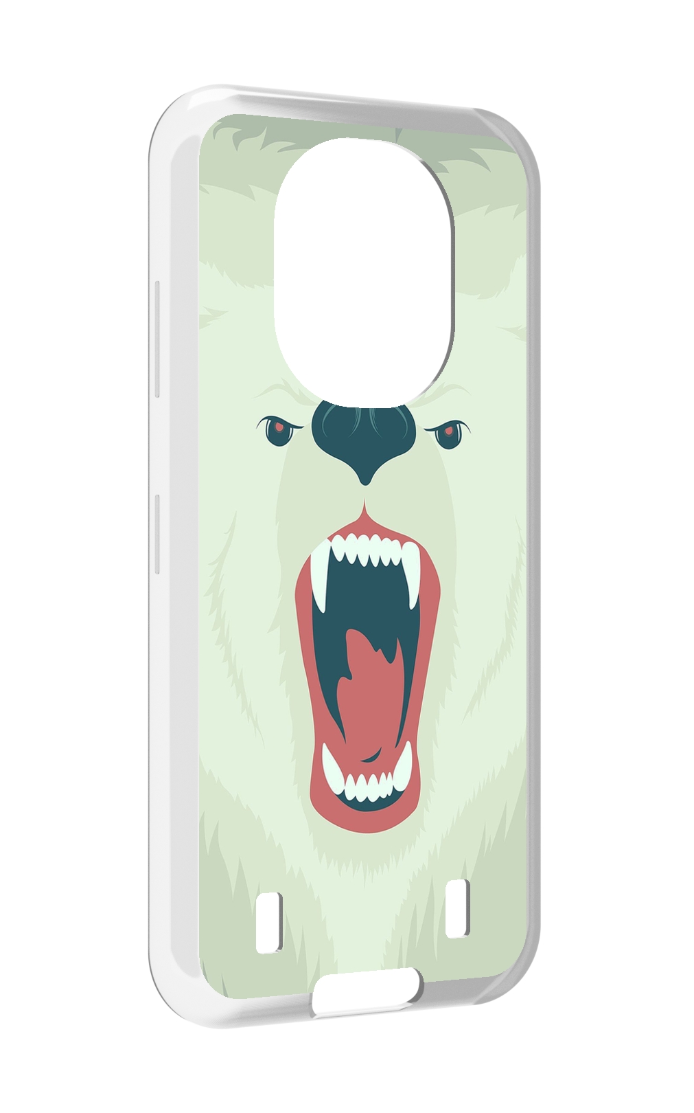 

Чехол MyPads белый-медведь для Oukitel WP16, Прозрачный, Tocco