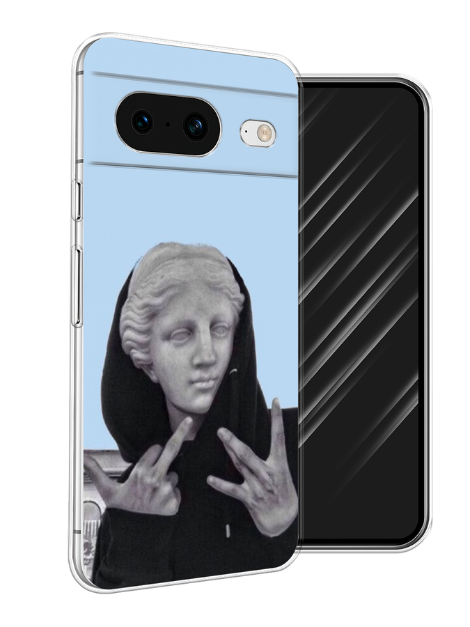 

Чехол Awog на Google Pixel 8 "SWAG статуя", Голубой, 271550-9