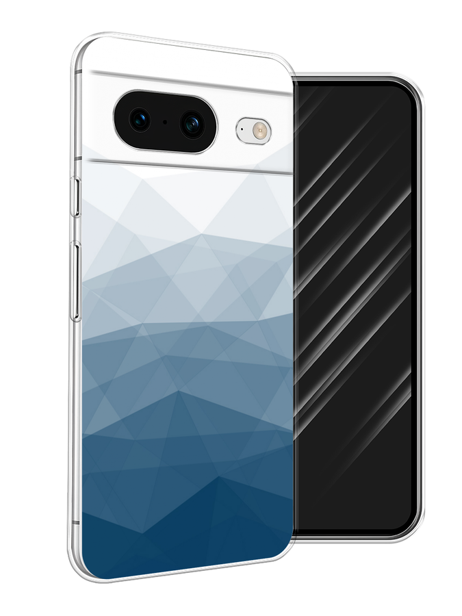 

Чехол Awog на Google Pixel 8 "Абстракция небо", Синий;голубой;белый, 271550-3