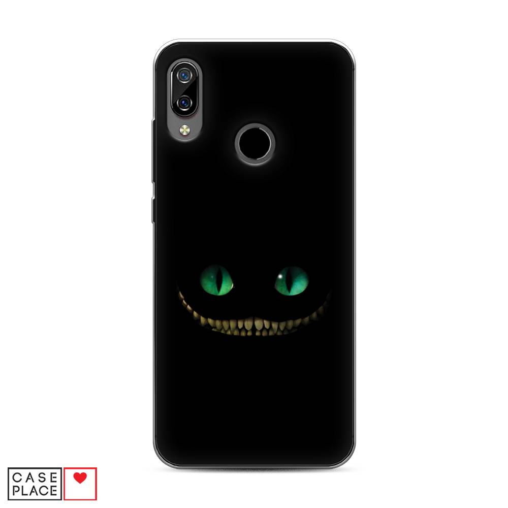 

Чехол Awog на BQ 6040L Magic / BQ 6040L Мэджик "Зеленоглазый чеширский кот", 201350-10