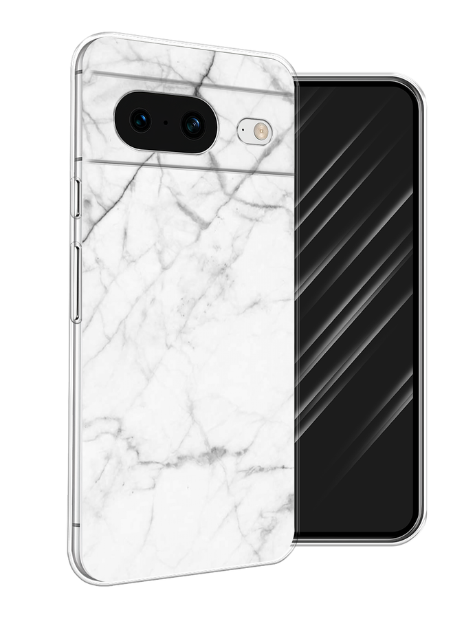 

Чехол Awog на Google Pixel 8 "Светлый мрамор", Серый, 271550-3