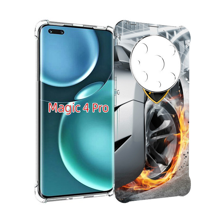 

Чехол MyPads Ламборгини мужской для Honor Magic4 Pro, Прозрачный, Tocco