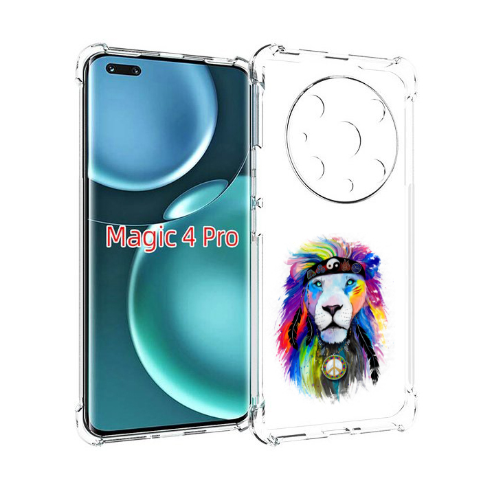 

Чехол MyPads Лев 3 для Honor Magic4 Pro, Прозрачный, Tocco