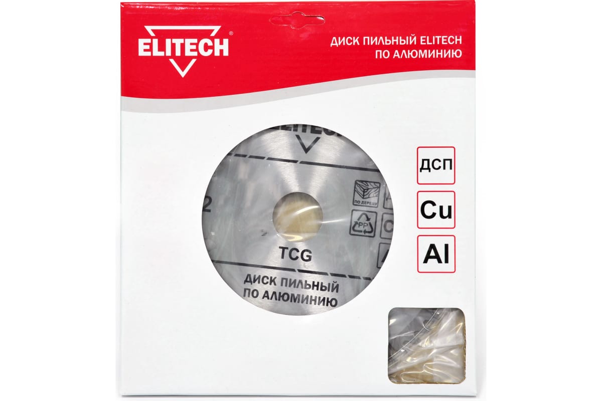 ELITECH 1820.116300 Диск пильный, д\алюминия, ф160х20/16 60зуб