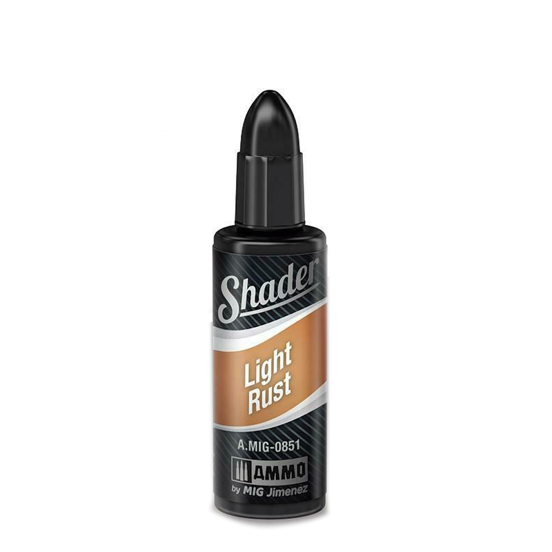 фото Акриловая краска ammo mig light rust shader amig0851