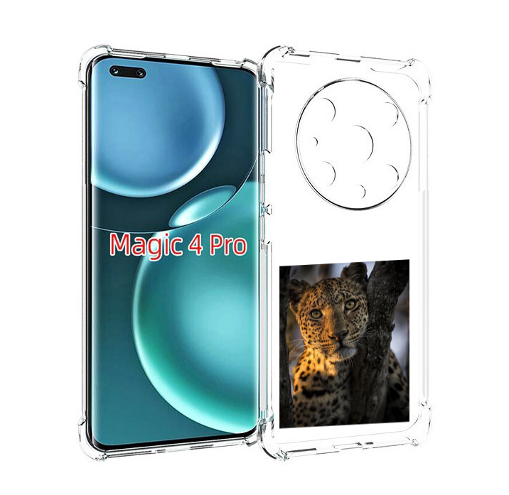 

Чехол MyPads Леопард для Honor Magic4 Pro, Прозрачный, Tocco