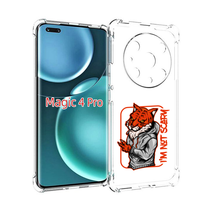 

Чехол MyPads Лис для Honor Magic4 Pro, Прозрачный, Tocco