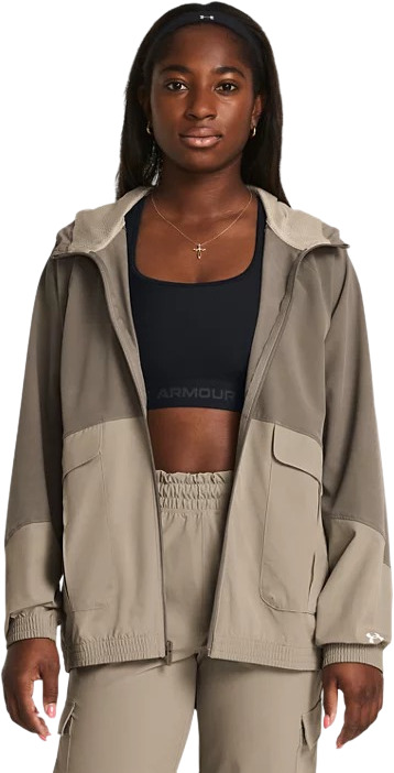 Ветровка женская Under Armour Armoursport Cargo Os Jkt коричневая XS 10999₽