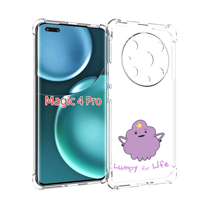 

Чехол MyPads Принцесса пупырчатого королевства для Honor Magic4 Pro, Прозрачный, Tocco
