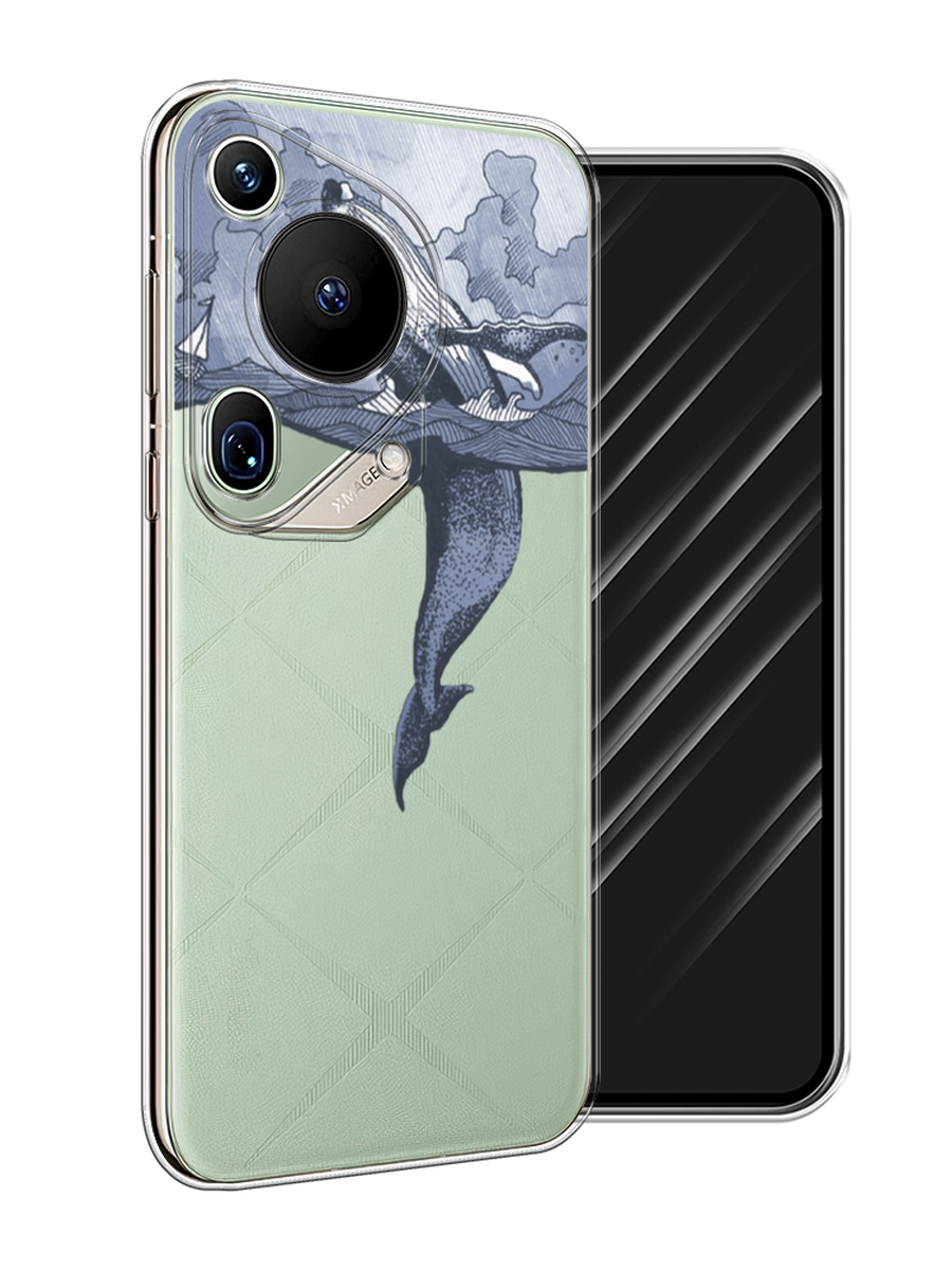 

Чехол Awog на Huawei Pura 70 Ultra "Два измерения", Голубой;черный;прозрачный, 6124550-1