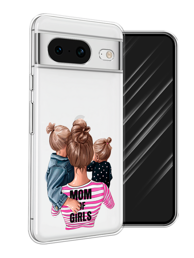 

Чехол Awog на Google Pixel 8 "Mom of Girls", Разноцветный, 271550-6